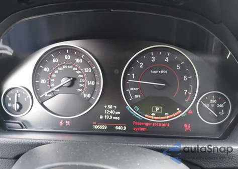 2014 BMW 435I from USA, damaged, VIN WBA3R1C52EF729473